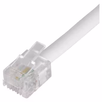 Q-Link telefoon aansluitsnoer modulair 2RJ11 plug 10 meter wit