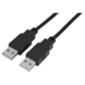 Q-Link USB kabel 2.0 USB-A male/male 2 meter zwart