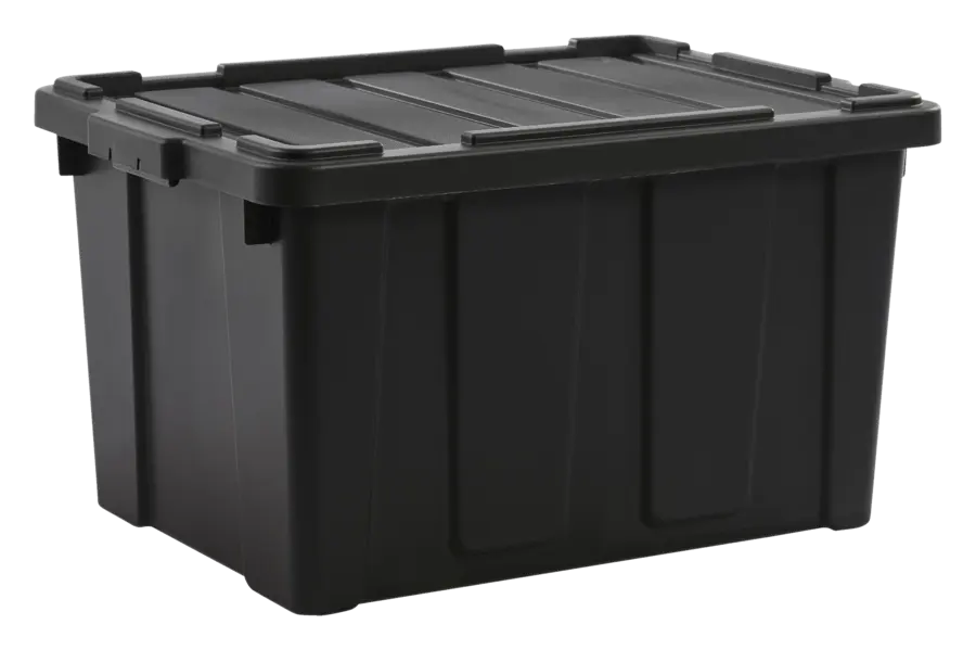 Iris Powerbox Opbergbox - 68L - 100% Recycled Kunststof - Zwart