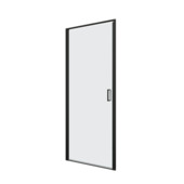 Allibert draaideur Loft Game 90x200cm zwart transparant