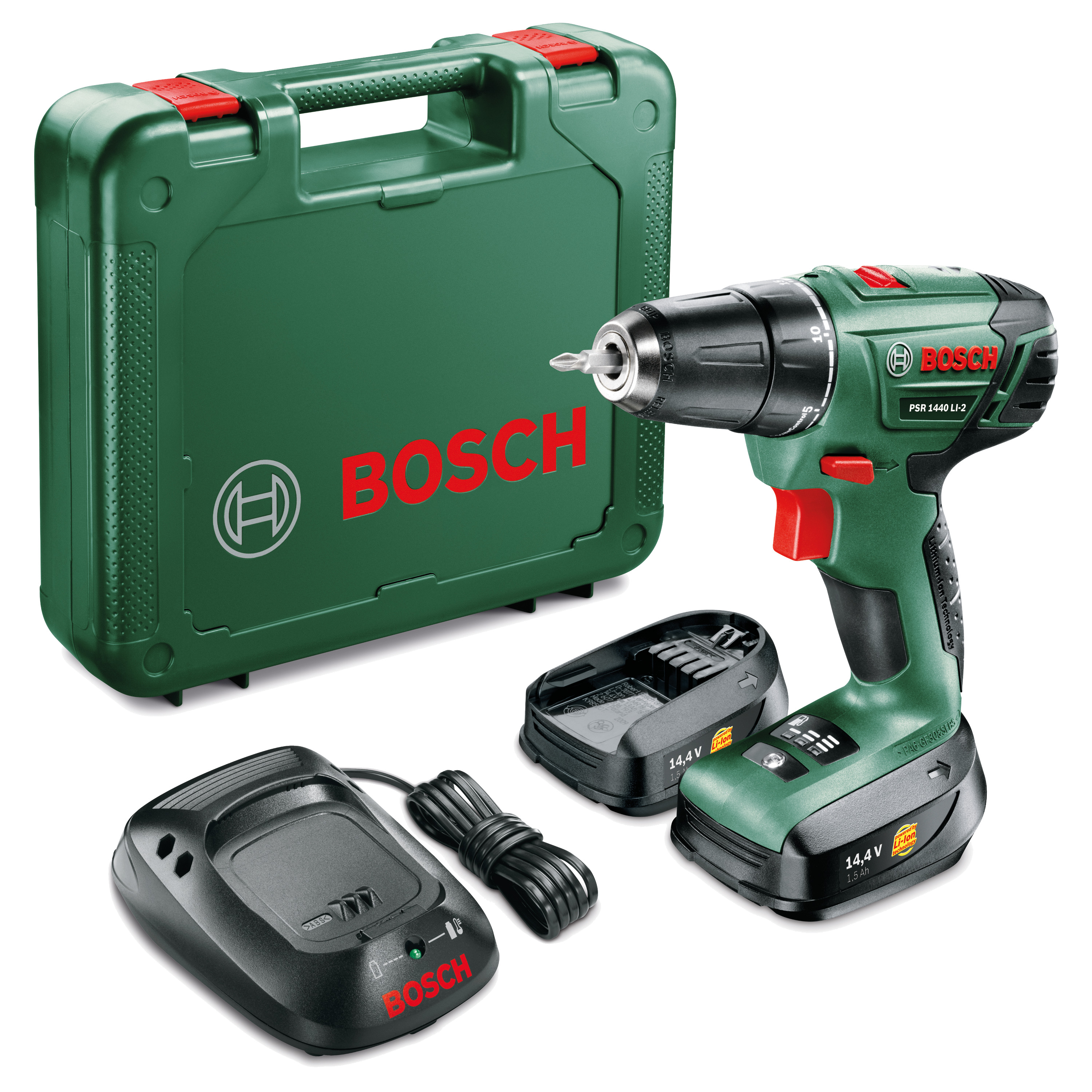 Bosch Accuboormachine Psr 1440 Li 2 15 Ah 2 Li Ion Accu bosch kopen in de aanbieding