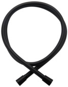 Atlantic doucheslang kunststof 200 cm zwart