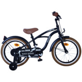 Volare kinderfiets Black Cruiser 16 inch mat zwart