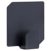 DeBeer kleefhaak enkelvoudig mat zwart