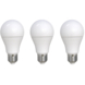 OK LED lamp E27 8,5W=60W 806lm warm wit 3-pack