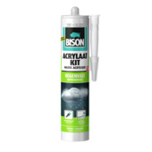 Bison acrylaatkit regenvast koker wit 300 ml