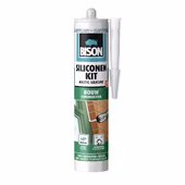 Bison siliconenkit bouw transparant 300 ml
