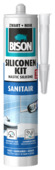 Bison Siliconenkit Sanitair zwart 300 ml