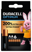 Duracell Batterij AA Alkaline Optimum 6 stuks