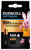 Duracell Batterij AAA Alkaline Optimum 4 stuks