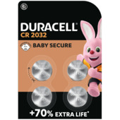 Duracell Batterij CR2032 Lithium-knoopcelbatterij 3V 4 stuks