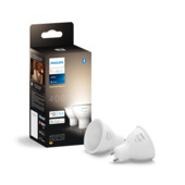 Philips Hue spot - warmwit licht 4.2W - 2 spots - GU10