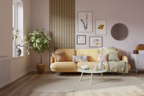 Lattenwand MDF Decowall Essential natuur eiken 260 x 30 cm (2 stuks) 1.56 m2