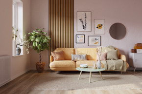 Lattenwand MDF Decowall Essential brons eiken 260 x 30 cm (2 stuks) 1.56 m2