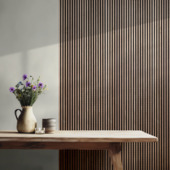 Lattenwand Melbourne 260x52cm walnoot, dikte 9,7mm los