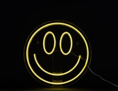 Neon wandlamp Smiley Ø33cm 