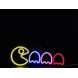 Neon wandlamp Pacman 43x15cm 