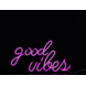 Neon wandlamp Good Vibes 42x24cm 