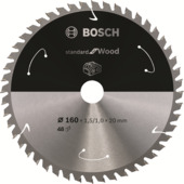 Bosch cirkelzaagblad 160x20x1,5 mm 48T
