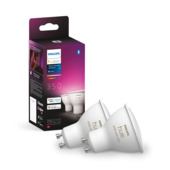 Philips Hue spot - wit en gekleurd licht 6W - 2 pack - GU10