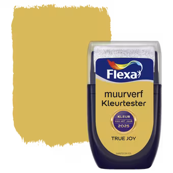 Flexa Creations muurverf kleurtester mat true joy 30 ml