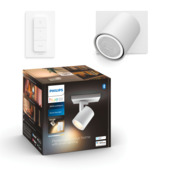 Philips Hue opbouwspot Runner wit - warm tot koelwit licht 4.2W - 1 spot met dimmer switch