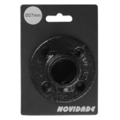 Novidade steigerbuis koppelstuk voetplaat zwart ø 27 mm