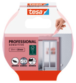 Tesa professional afplaktape sensitive roze 25 mm x 25 m