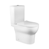 Atlantic duoblok toilet Nash wit D-vorm
