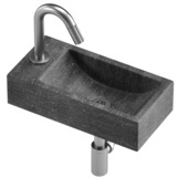 Atlantic fonteinset Billy natuursteen links