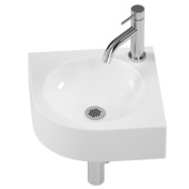 Atlantic fonteinset Wes hoekmodel wit