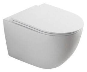 Atlantic hangend toilet Rick wit