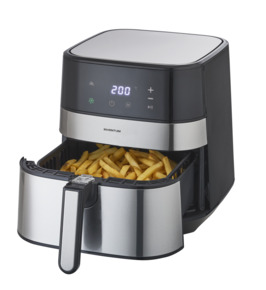 Inventum Airfryer GF500HLD - Hetelucht friteuse - 5 liter - 1700 watt - Zwart/RVS