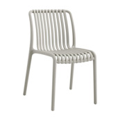 Havanna tuinstoel grijs kunststof 46 cm