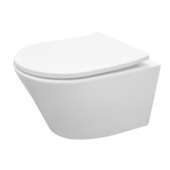 Atlantic hangend toilet Dayo compact wit