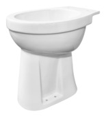 Atlantic Kya verhoogd toilet vloeraansluiting wit