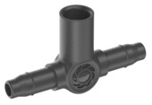 Gardena Micro Drip T-stuk 3/16" voor sproeiers