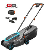 Gamma Gardena 18V grasmaaier Powermax P4A 32cm (P4A) incl. 4.0Ah accu + lader aanbieding