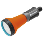 Gardena Classic broes kunststof grijs met oranje