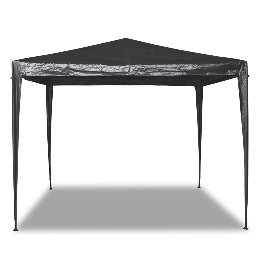 Handson partytent Caribe zwart 2,75x2,75 m waterafstotend