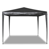 Handson partytent Caribe zwart 2,75x2,75 m waterafstotend