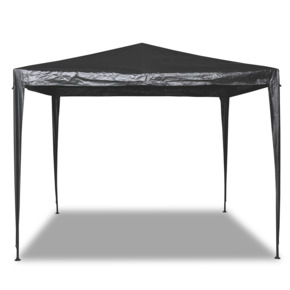 Handson partytent Caribe zwart 2,75x2,75 m waterafstotend