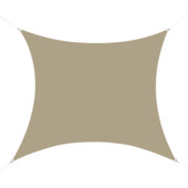 Handson schaduwdoek vierkant beige waterafstotend 3,6 m
