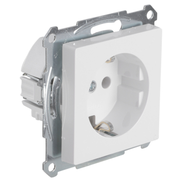 Schneider Electric Merten AQUASTAR MEG3494-8029 Schuko-stopcontact Met Wisselschakelaar IP44 - Lichtgrijs