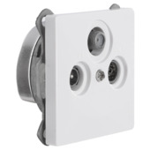 GAMMA Everest Stopcontact Antenne-Satelliet Wit