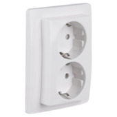 GAMMA Ventoux Dubbel Geaard Stopcontact Wit