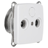 GAMMA K2 Stopcontact Coax Wit