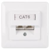 Q-Link FTP CAT6 inbouw contactdoos KPN keur