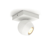 Philips Hue Buckram opbouwspot 1x5W wit excl. switch en bluetooth