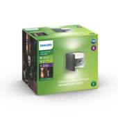 Philips Buitenlamp Grass met bewegingssensor antraciet LED 4.5W